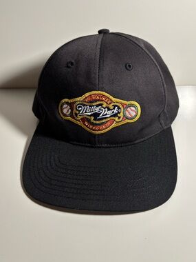 Vintage Miller Park Milwaukee Brewers Snapback Hat ~2003 Tailgate Cap~ WISCONSIN